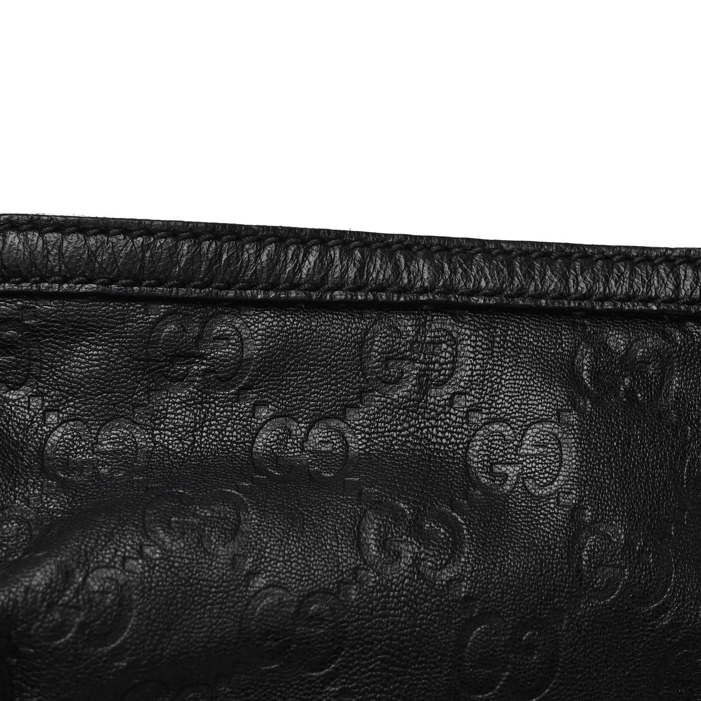 Guccissima Large Full Moon Tote Black
