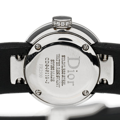 Christian Dior Stainless Steel Satin Diamond Bezel Mother of Pearl 19mm La D De Dior Quartz Watch 4 of 4
