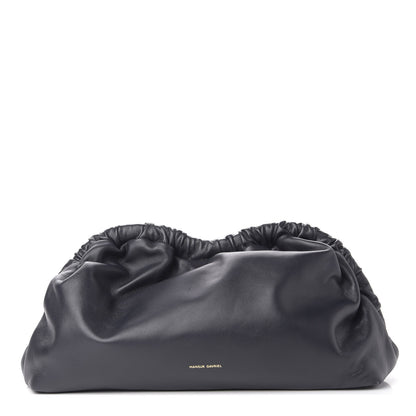 Mansur Gavriel Lambskin Cloud Clutch Black 1 of 9
