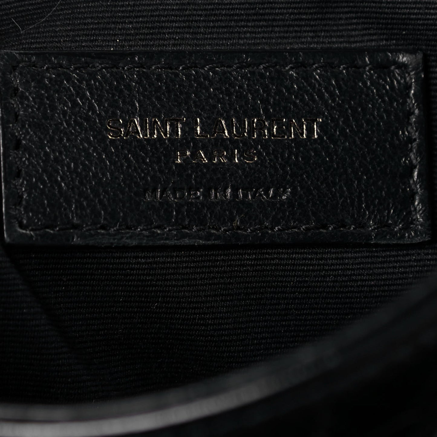 Crinkled Calfskin Matelasse Monogram Large Niki Chain Satchel Black