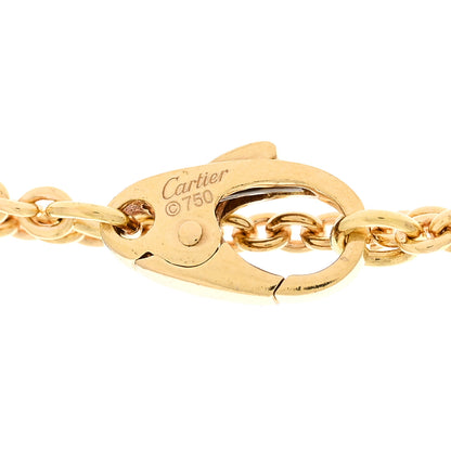 Cartier 18K Pink Yellow White Gold Baby Trinity Pampilles Necklace 4 of 4