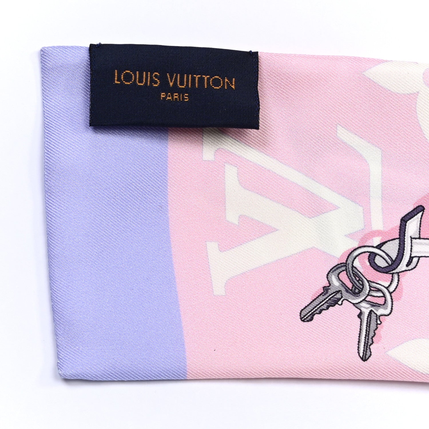 Louis Vuitton Silk Monogram Escale Confidential Bandeau Pink 6 of 6