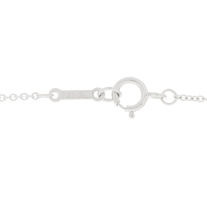 Tiffany 18K White Gold Diamond Small Paloma's Graffiti Kiss Pendant Necklace 4 of 5