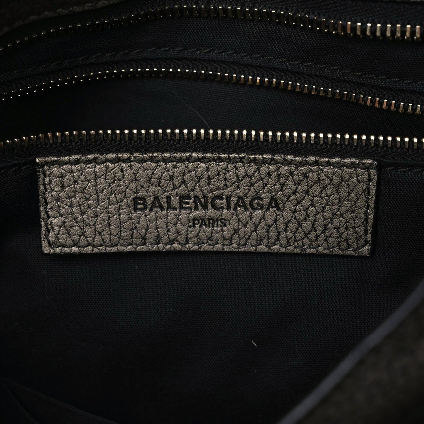 Grained Calfskin Classic Gold Hardware City Ombre Grey Gradient