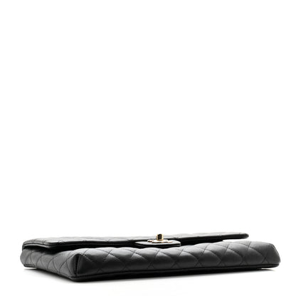 Chanel Caviar Quilted Flap Clutch Black 4 of 9