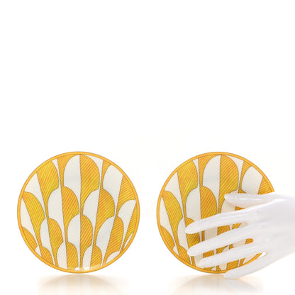 Hermes Porcelain Soleil d'Hermes Bread and Butter Plate Set of 2 2 of 7