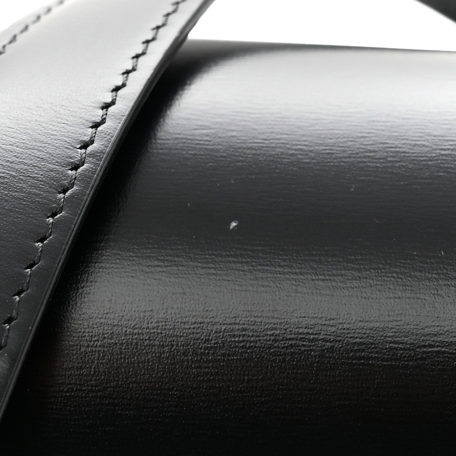 Celine Shiny Calfskin Medium Triomphe Black 12 of 12
