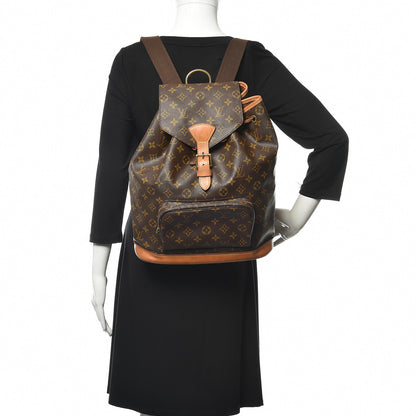Louis Vuitton Monogram Montsouris GM Backpack 2 of 10