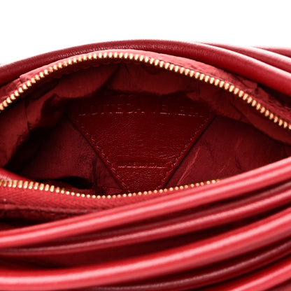 Bottega Veneta Nappa Mini Tubular Double Knot Dark Red 6 of 9