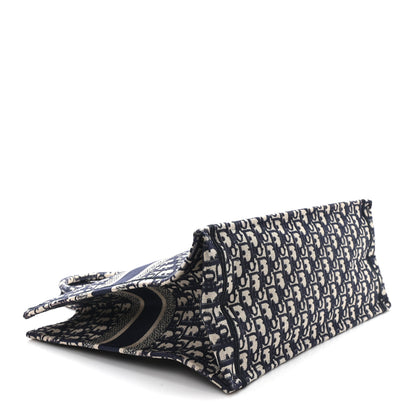 Christian Dior Oblique Large Book Tote Blue Multicolor 4 of 11