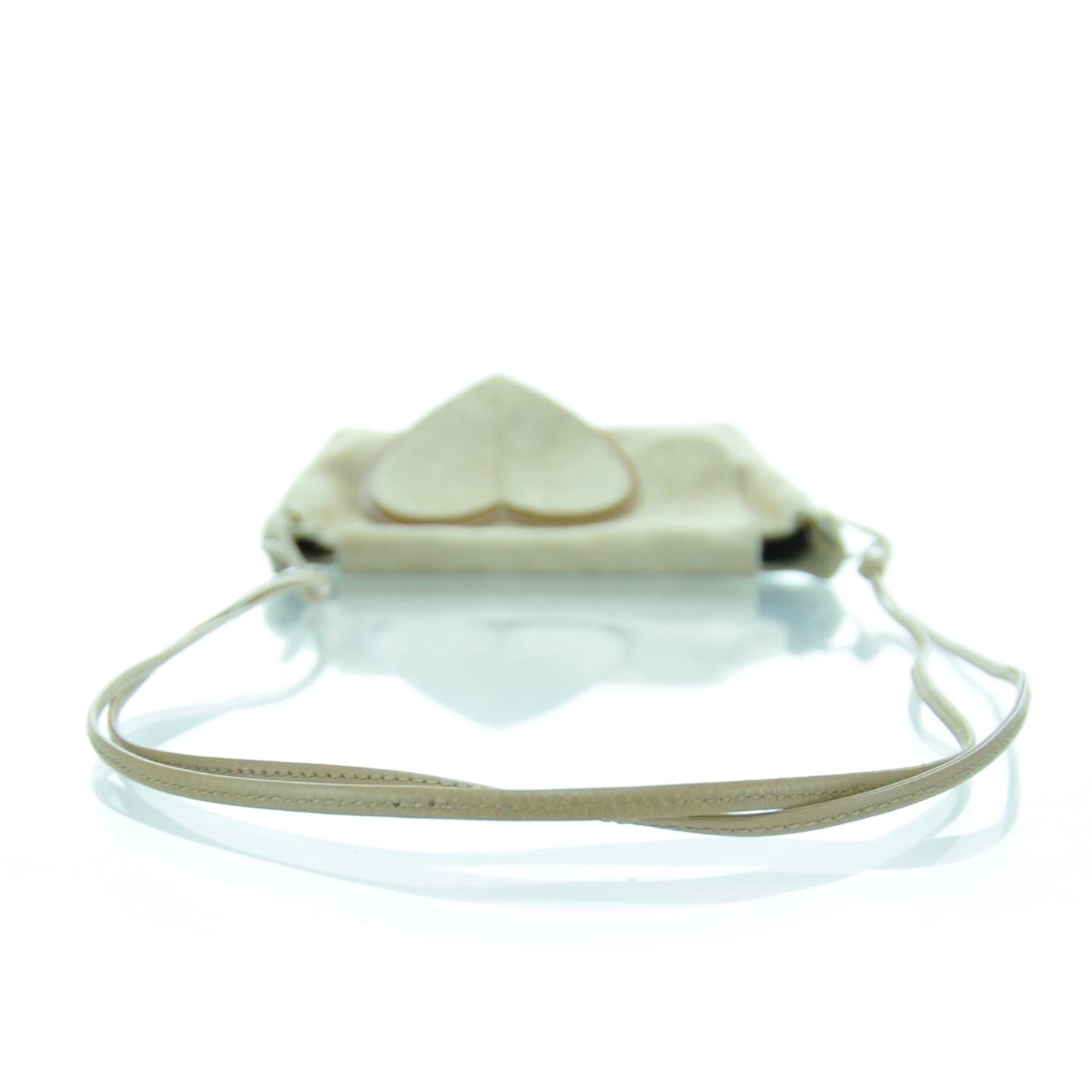 Suede Heart Shoulder Bag