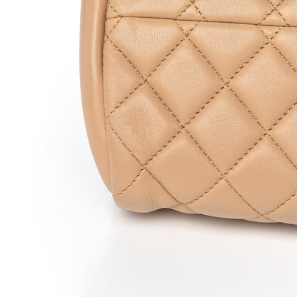 Chanel Lambskin Quilted Medium Just Mademoiselle Beige 12 of 12
