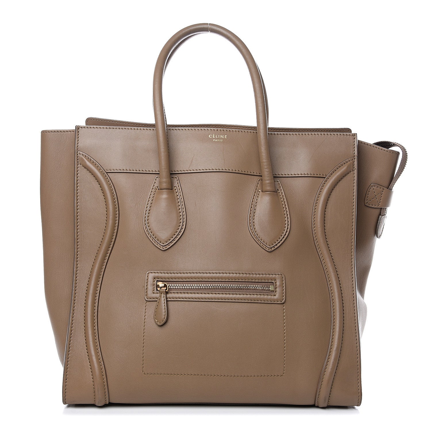 Celine Smooth Calfskin Large Luggage Camel 1 of 16