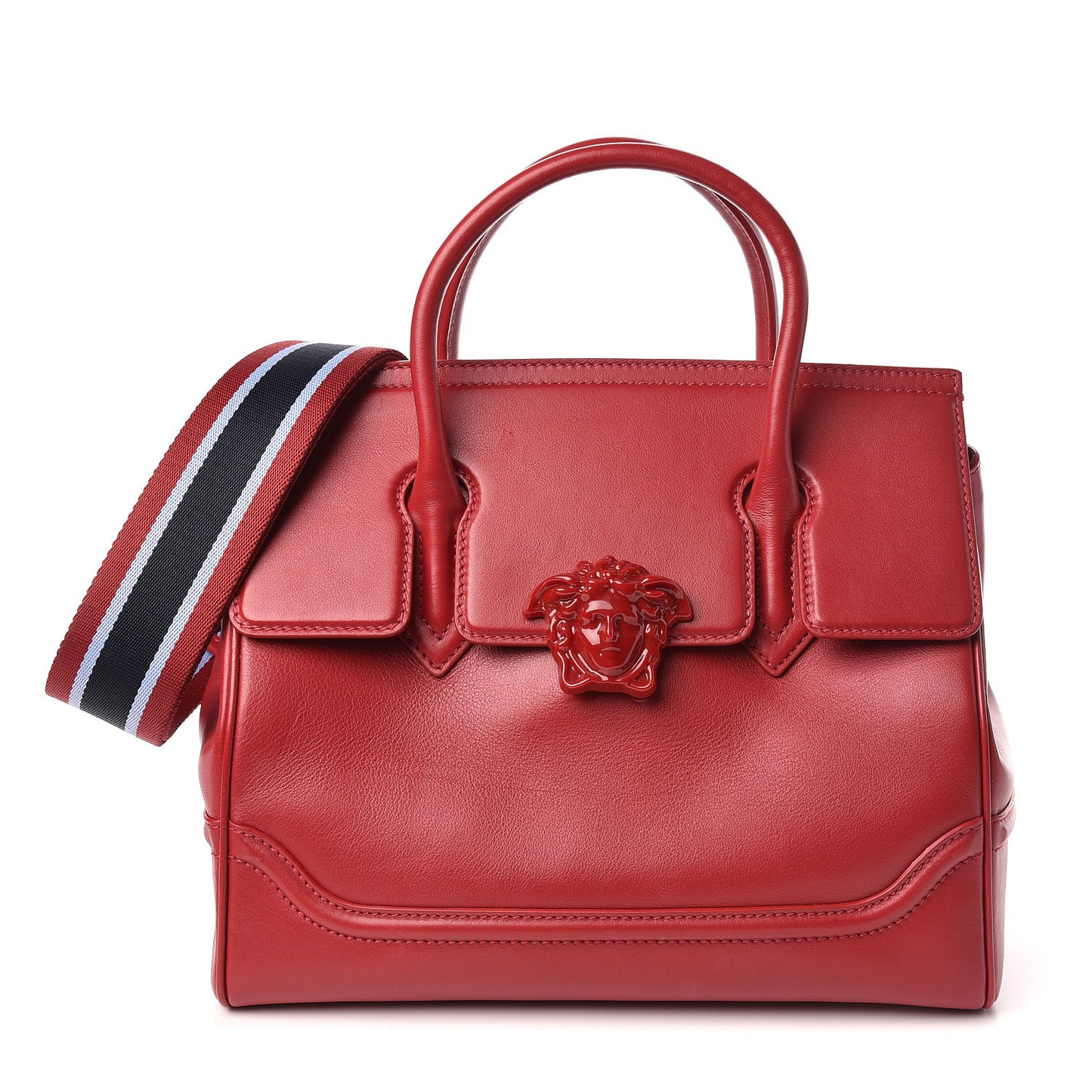 Calfskin Large Palazzo Empire Bag Deep Red
