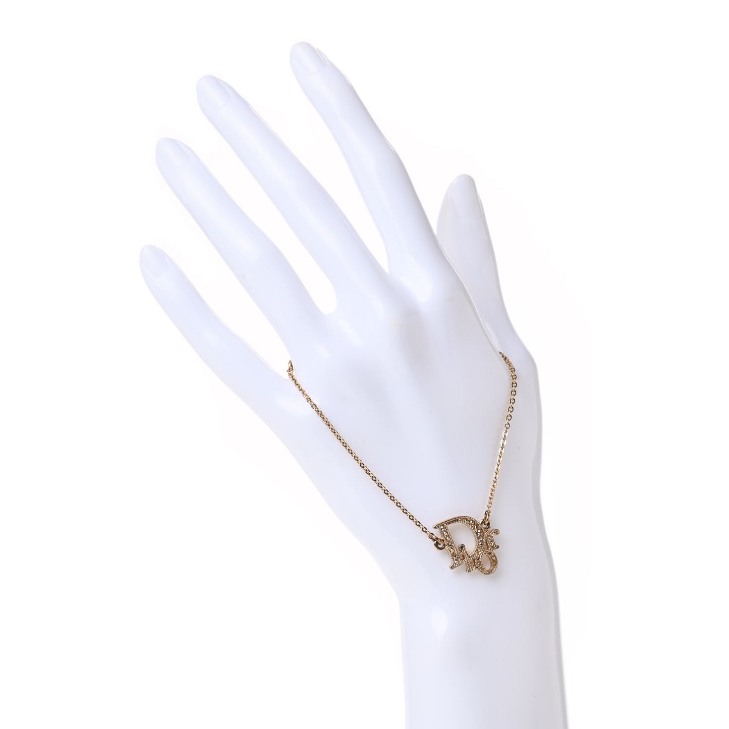 Crystal Logo Bracelet Gold
