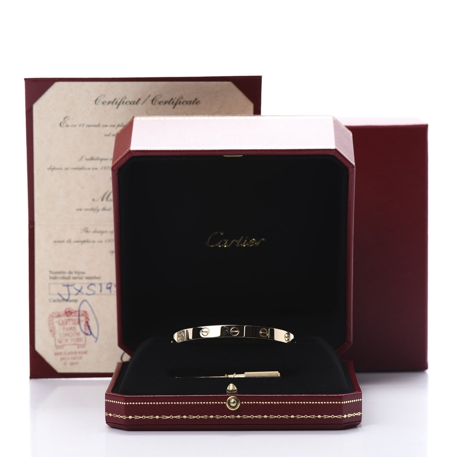 Cartier 18K Yellow Gold LOVE Bracelet 17 6 of 6