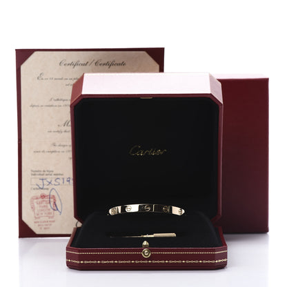 Cartier 18K Yellow Gold LOVE Bracelet 17 6 of 6