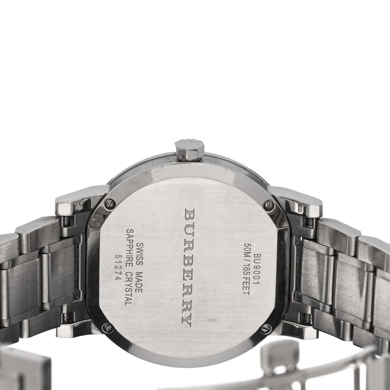 Burberry Stainless Steel 38mm The City Quartz Watch Black BU9001 4 of 5