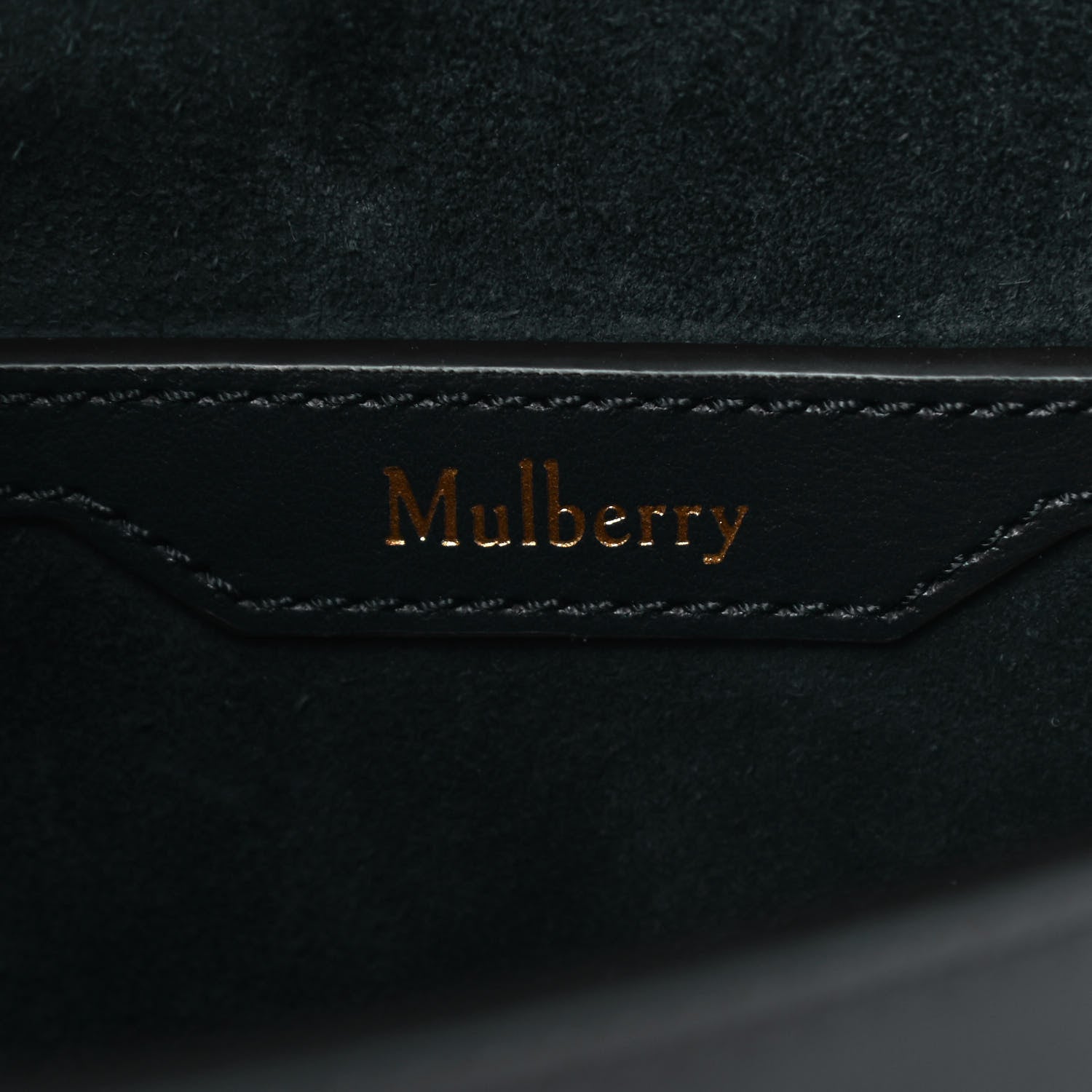 Mulberry Calfskin Embroidered Floral Amberley Satchel Navy 7 of 12