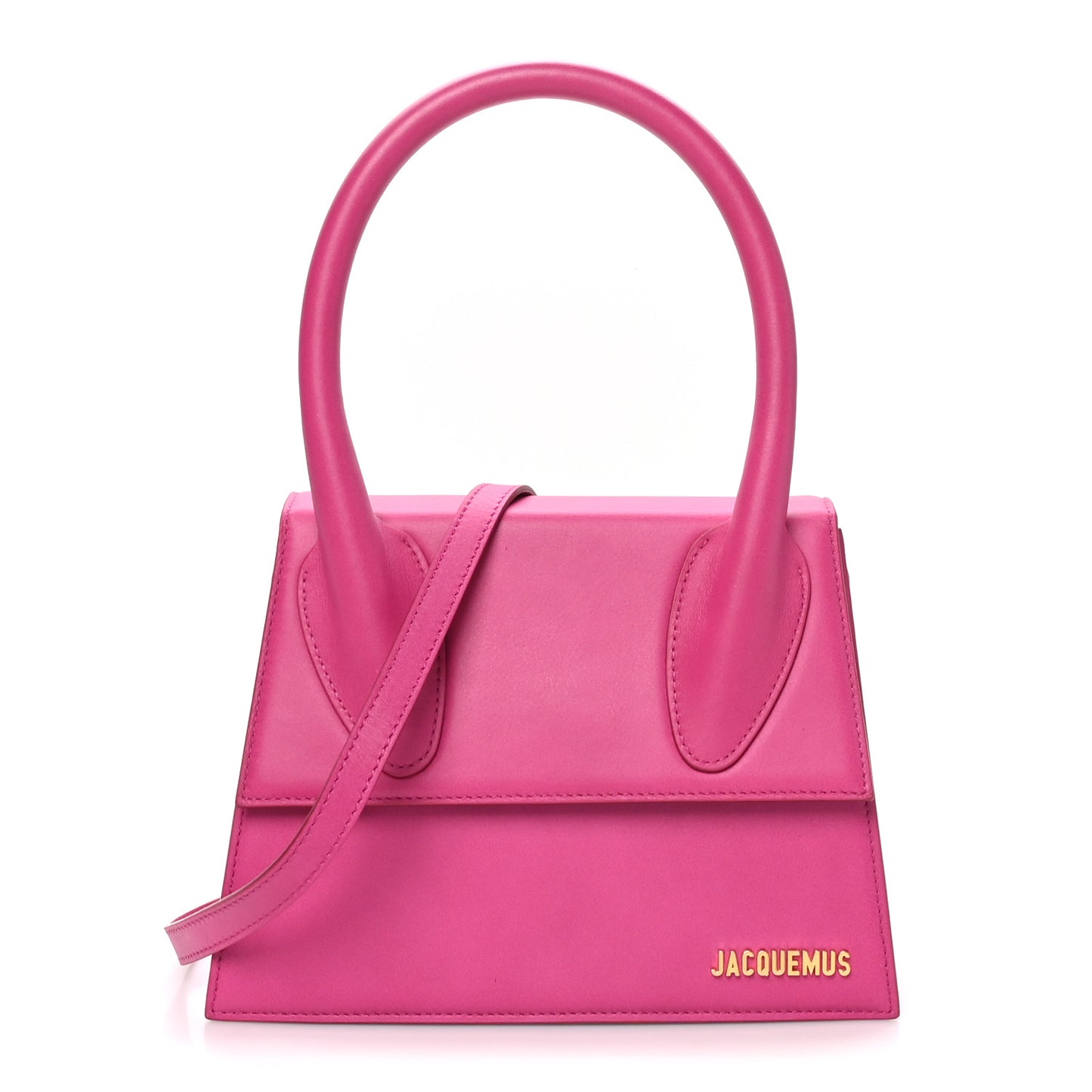 Smooth Calfskin Le Grand Chiquito Dark Pink