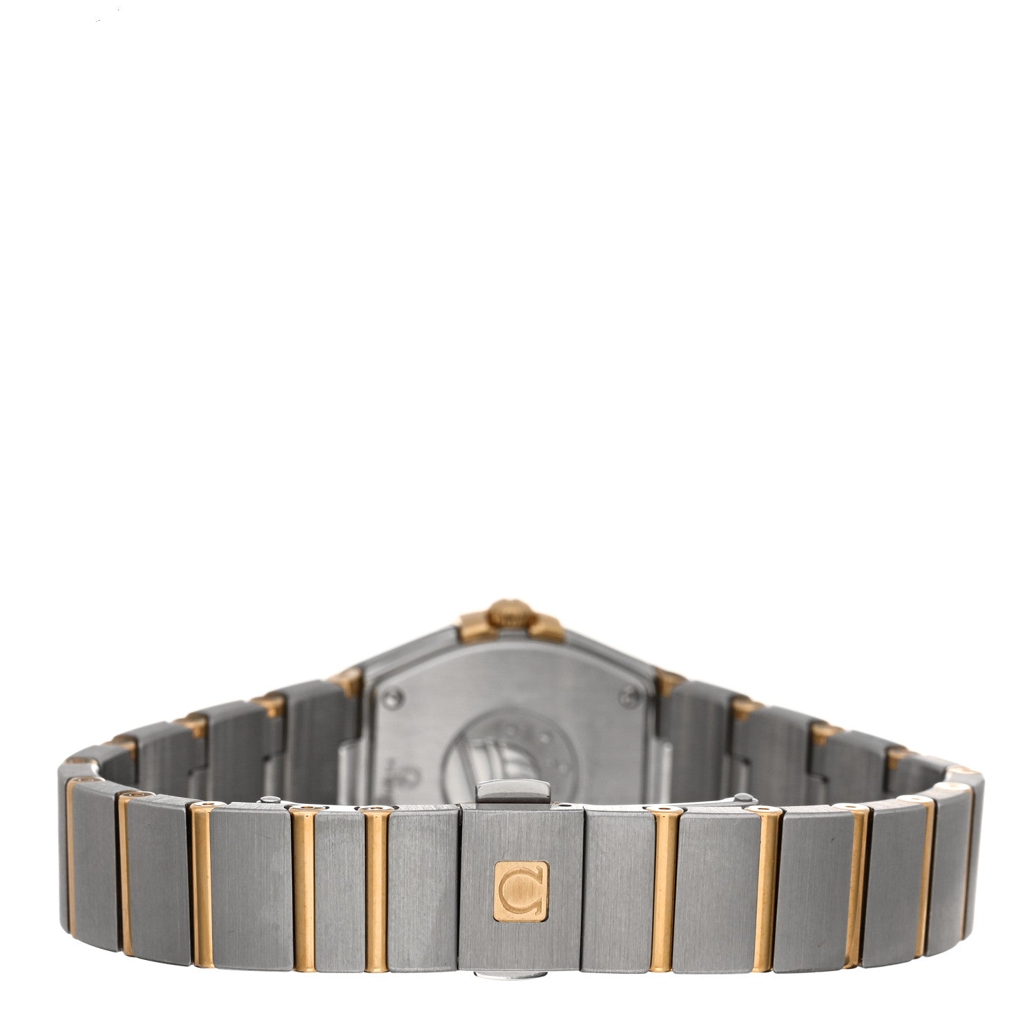 Omega Stainless Steel 18K Yellow Gold Diamond Mother of Pearl 24mm Constellation Quartz Watch 123.20.24.60.55.002 3 of 4
