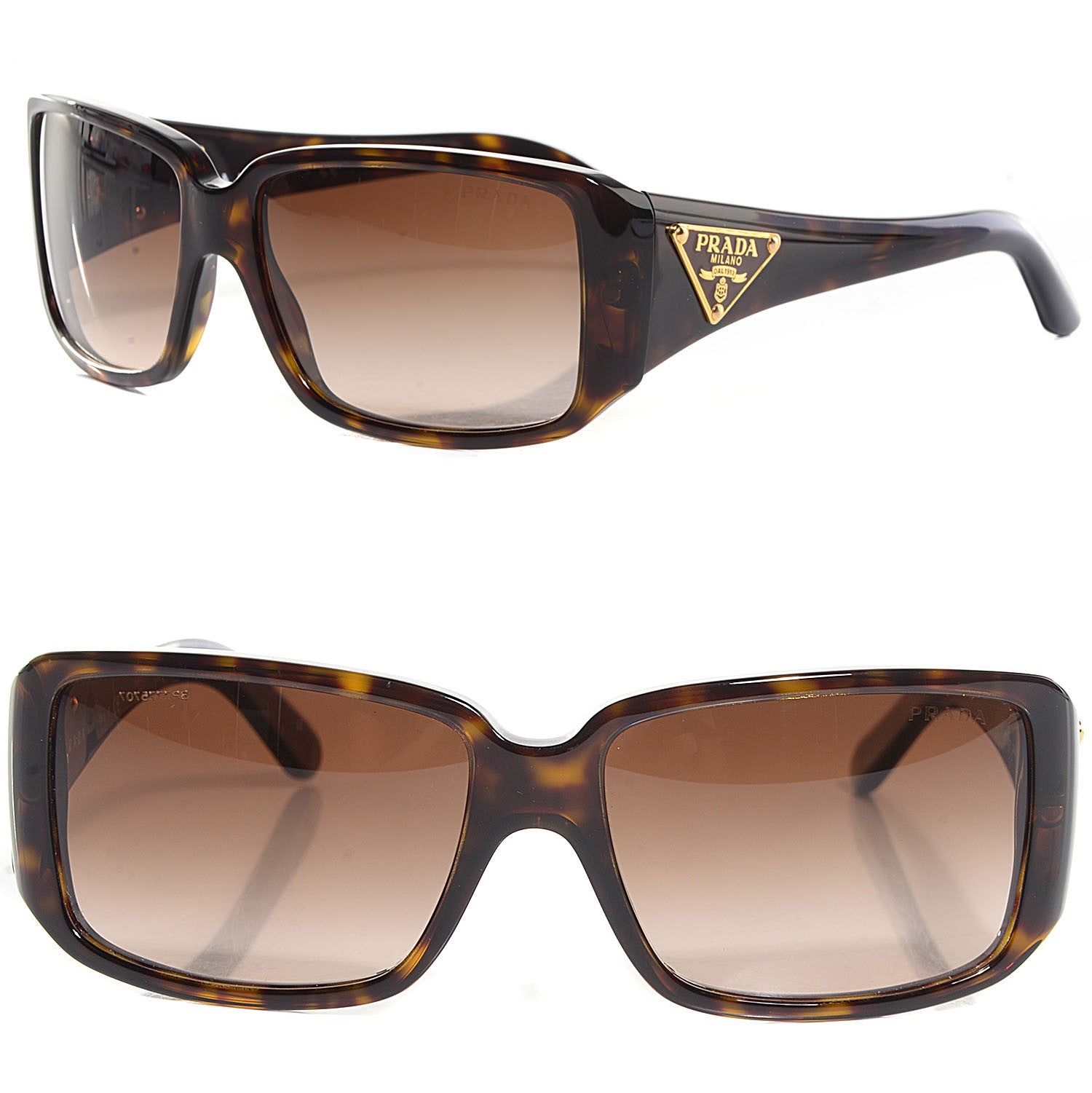 Prada Tortoise Shell Sunglasses SPR 16L 1 of 5