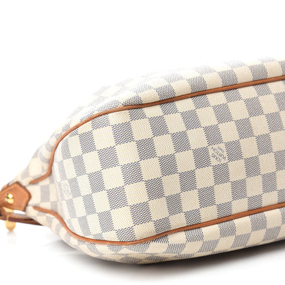 Louis Vuitton Damier Azur Siracusa MM 6 of 10