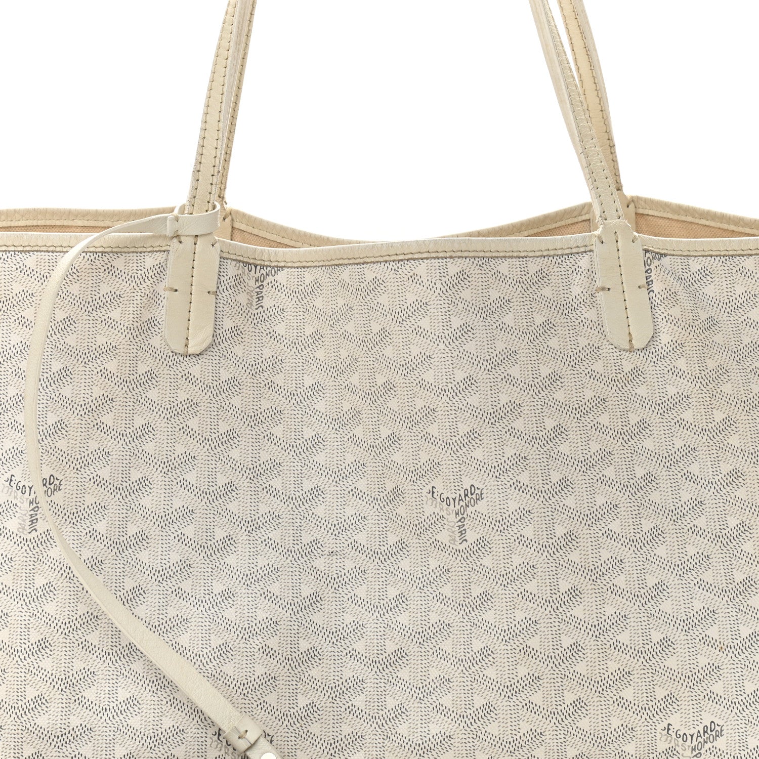 Goyard Goyardine Saint Louis GM White 9 of 15