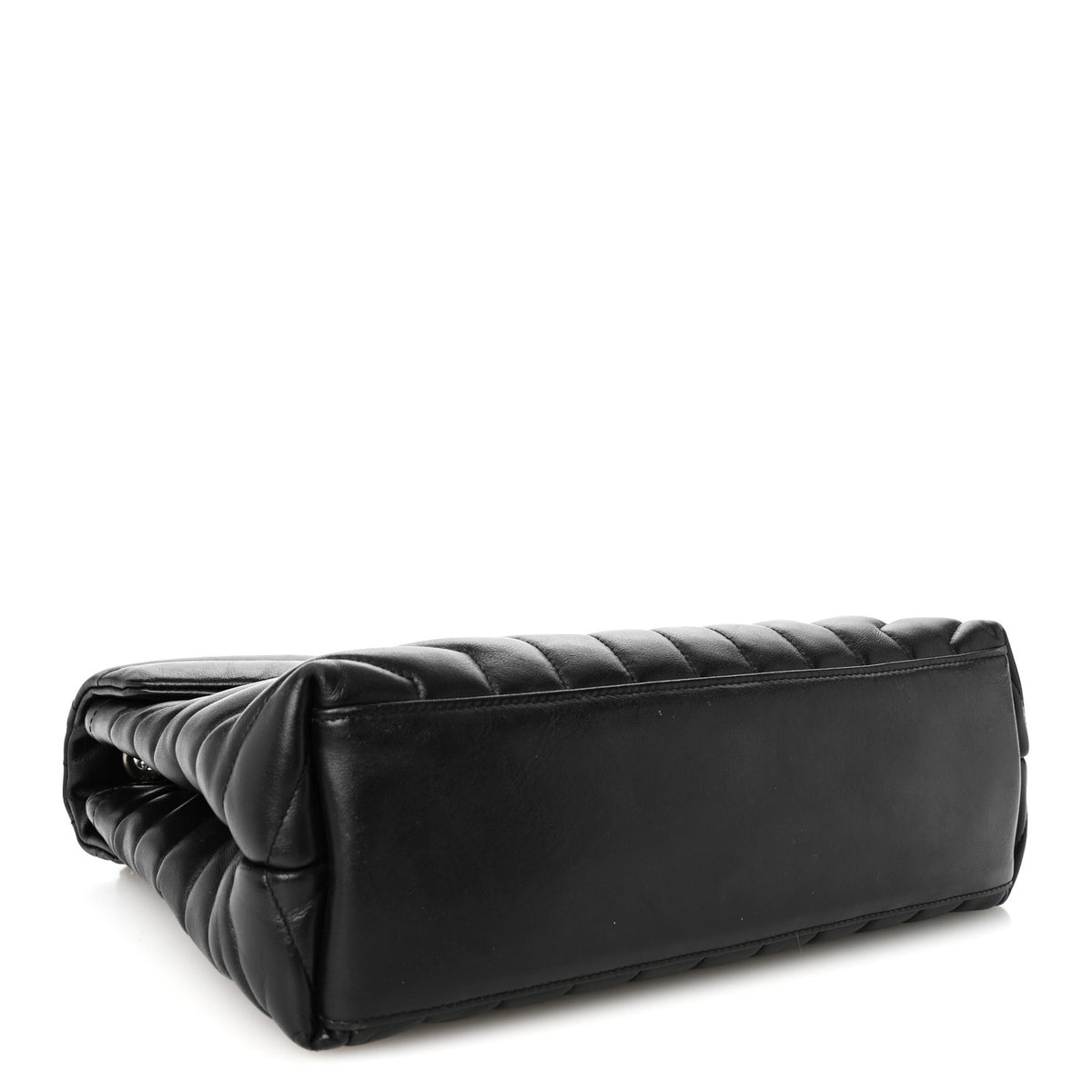 Saint Laurent Calfskin Y Quilted Monogram Medium Loulou Chain Satchel Black 4 of 12