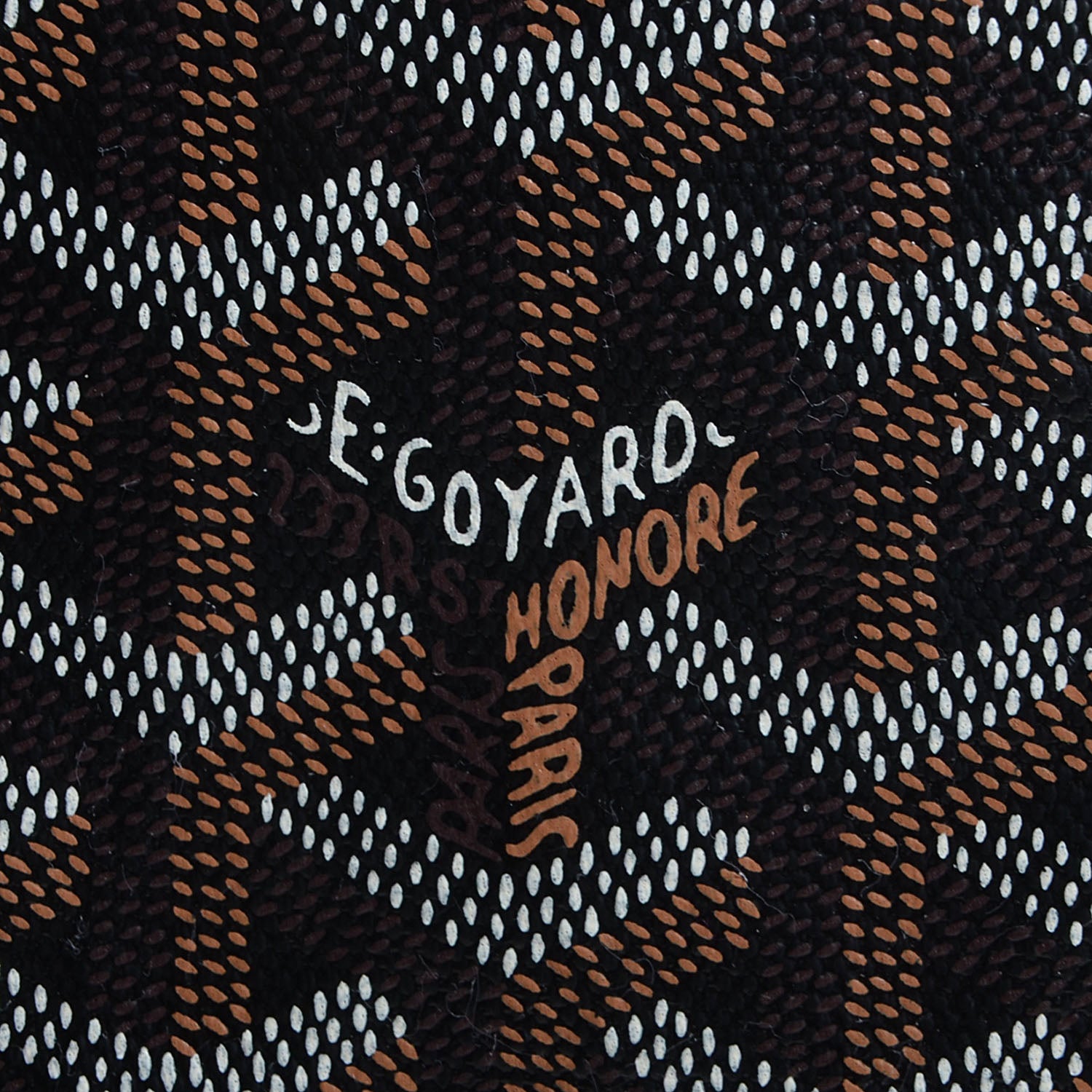 Goyard Goyardine Voltaire Tote Black 7 of 9
