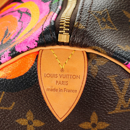 Louis Vuitton Monogram Roses Speedy 30 5 of 7