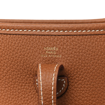 Hermes Taurillon Clemence Evelyne TPM Gold 6 of 9
