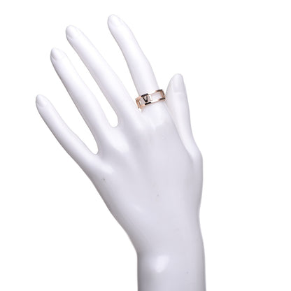 Tiffany 18K Rose Gold Atlas Open Ring 53 6.5 2 of 5