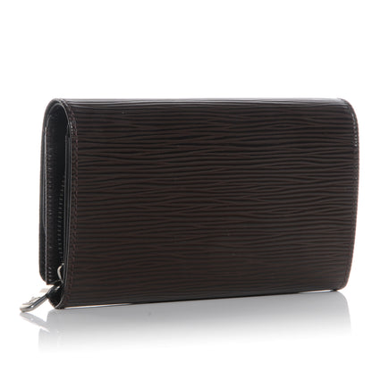 Louis Vuitton Epi Porte-Monnaie Billets Tresor Wallet Moka 3 of 7