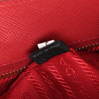 Prada Saffiano Lux Large Tote Fuoco 7 of 20