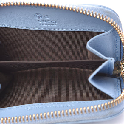 Gucci Microguccissima Zip Around Card Case Mineral Blue 5 of 8