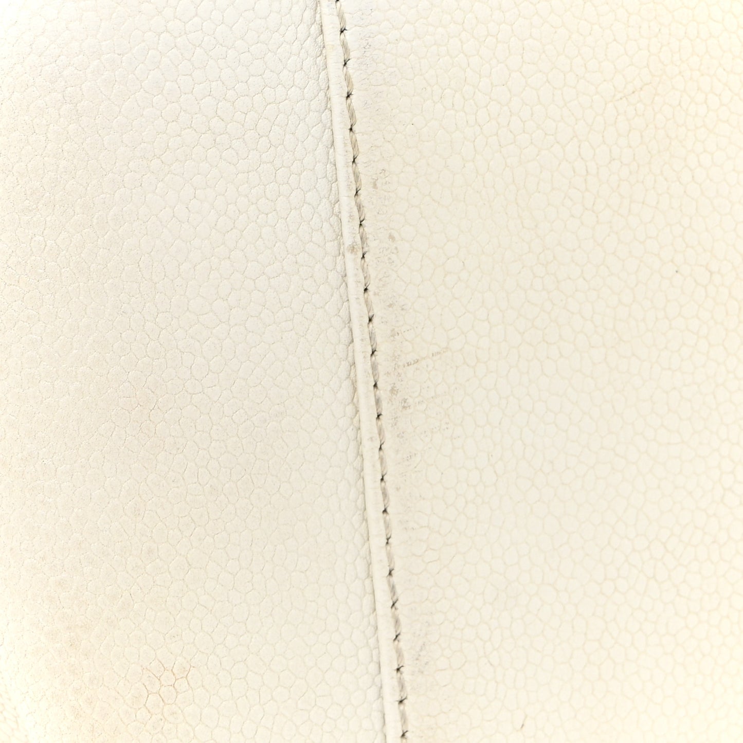 Caviar Quilted Grand Shopping Tote GST White