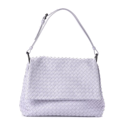 Bottega Veneta Nappa Intrecciato Flap Shoulder Bag Oyster Lilac 1 of 8