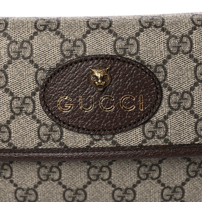 Gucci GG Supreme Monogram Neo Vintage Web Belt Bag Brown 9 of 12