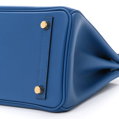 Hermes Swift Birkin 25 Bleu France 10 of 11