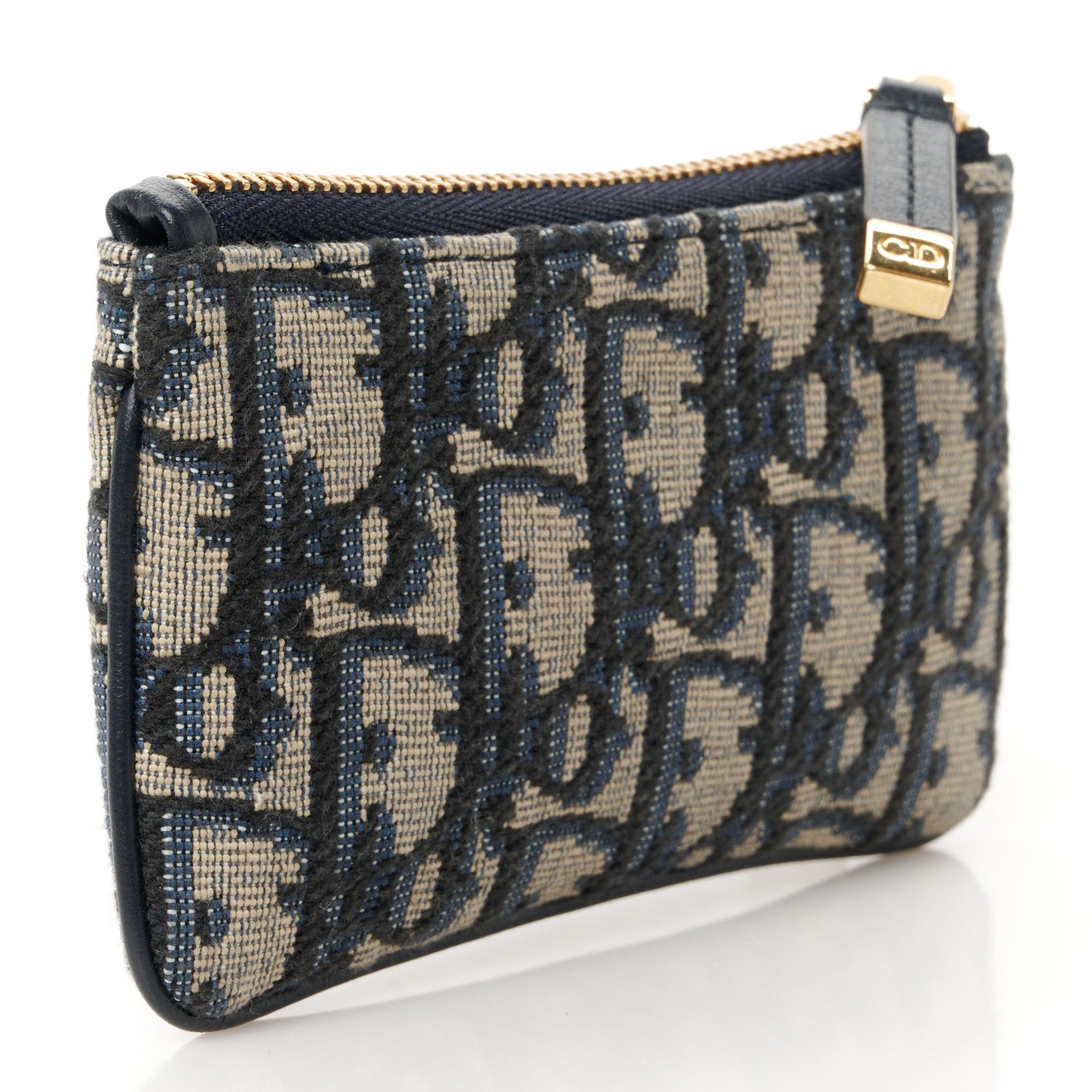 Christian Dior Oblique Key Case Blue 3 of 7