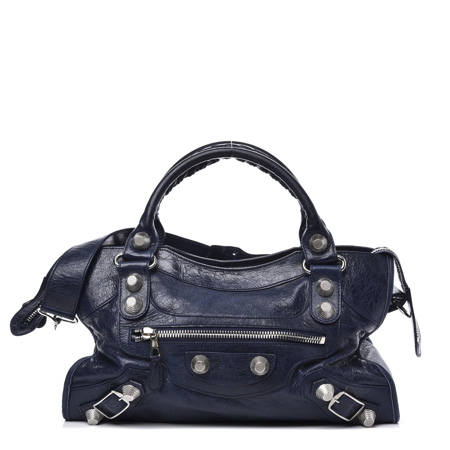 Balenciaga Agneau Giant 21 Silver Hardware City Marine 2 of 10
