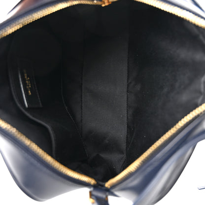 Saint Laurent Calfskin Matelasse Monogram Lou Camera Bag Navy 5 of 10