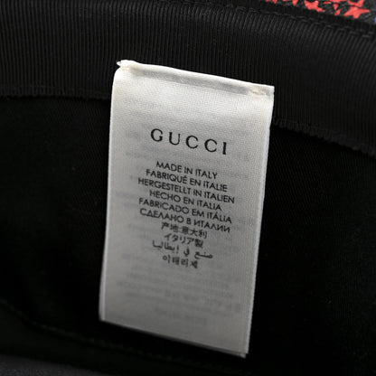Gucci GG Supreme Monogram Psychedelic Fedora Hat M Multicolor 9 of 9