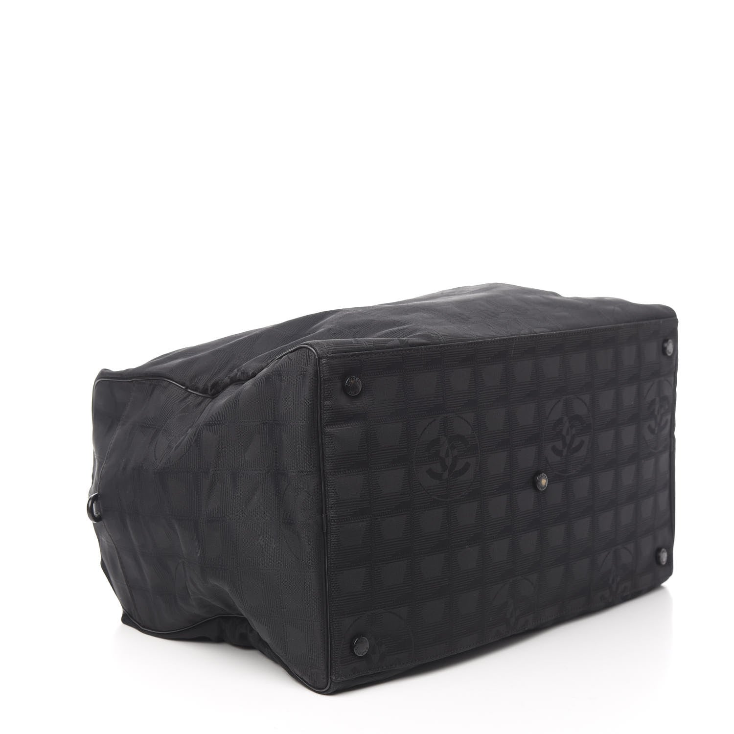 Chanel Nylon Travel Duffle Black 3 of 9