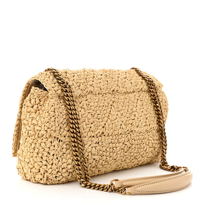 Saint Laurent Raffia Monogram Medium Jamie Natural Avorio 3 of 11
