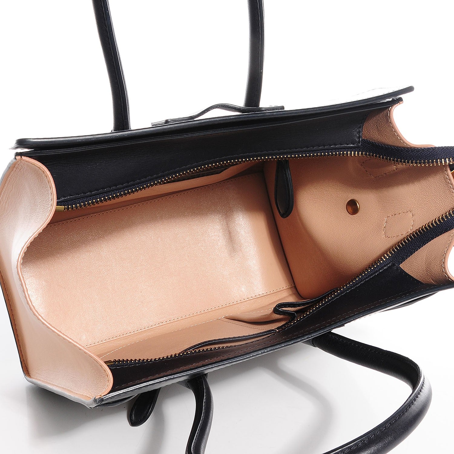 Celine Smooth Calfskin Micro Tri-Color Luggage Camel 5 of 9
