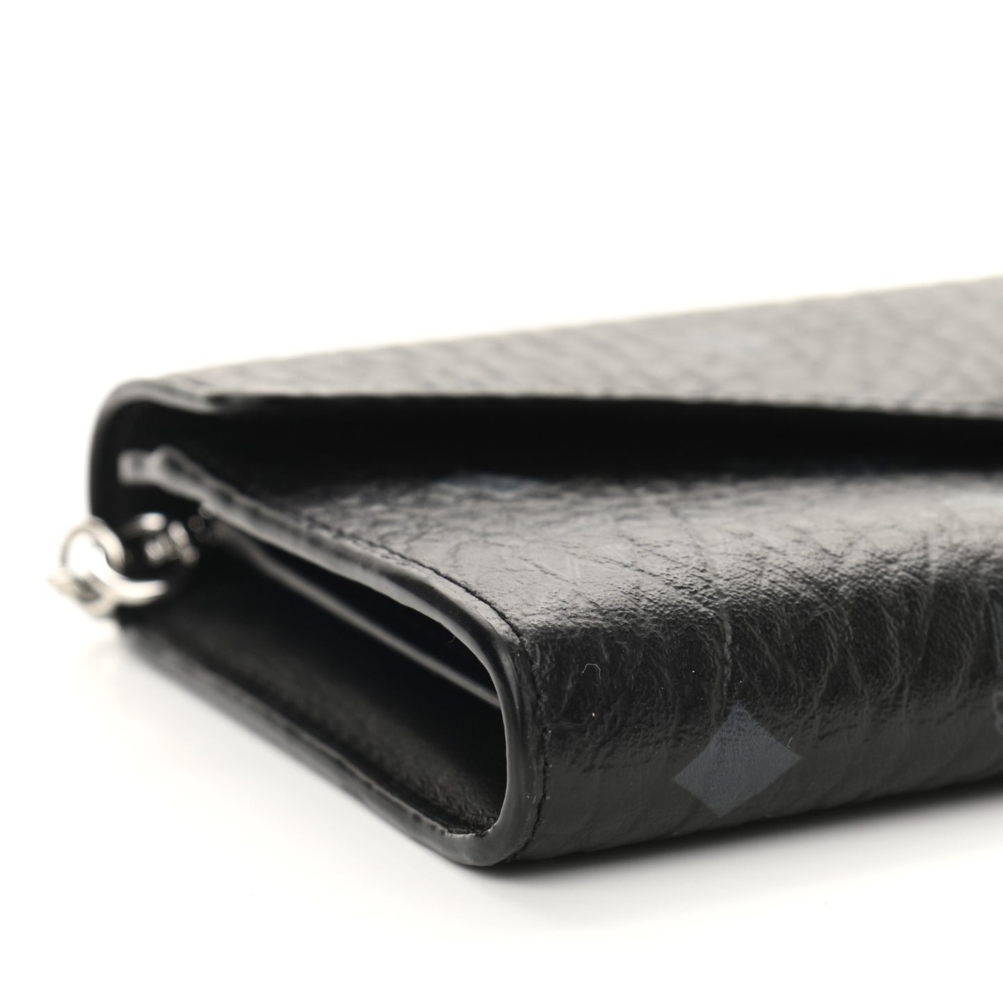 Visetos Large Patricia Wallet On Chain Black