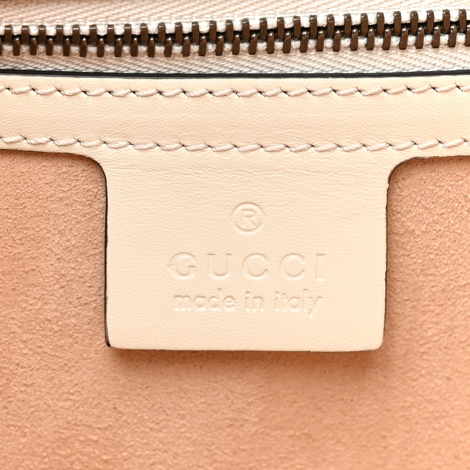 Gucci Calfskin Sylvie Web Queen Margaret Shoulder Bag White 6 of 14