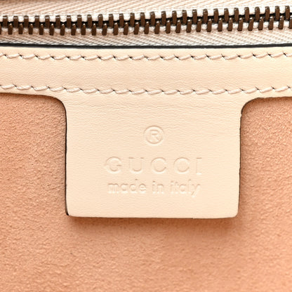 Gucci Calfskin Sylvie Web Queen Margaret Shoulder Bag White 6 of 14